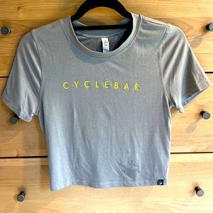 Cyclebar Crop Tee, Open back